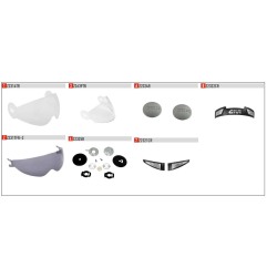 Imbottitura interna casco Givi 11.1 Air Jet-R