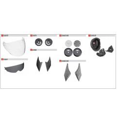 Imbottitura interna casco Givi 12.3 Stratos