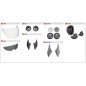 GIVI Z2485 Imbottitura interna casco Givi 12.3 Stratos GIVI Z2485 Imbottitura interna casco Givi 12.3 Stratos