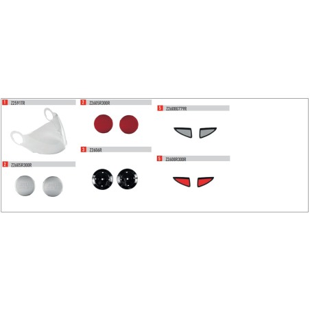 Imbottitura interna casco bambino Givi Junior 5