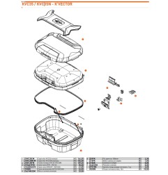 Kappa 935NR Cover perimetrale Bauletto / Valigia K Vector KVC35