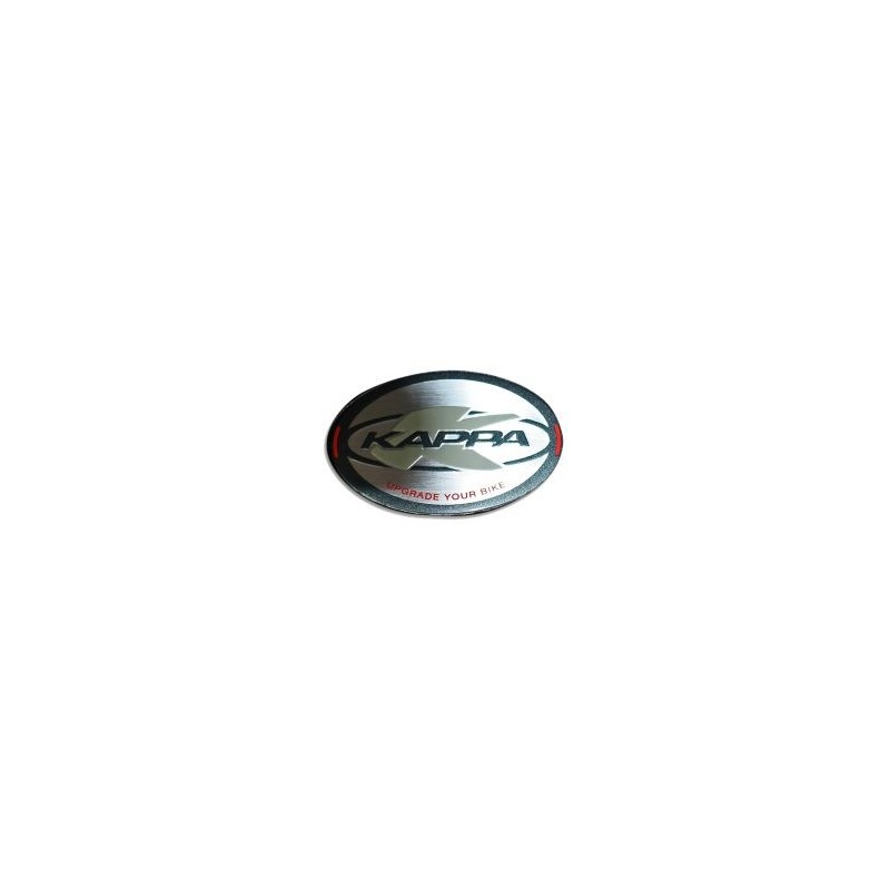 Kappa Z1632PVCR Logo ovale in PVC per bauletto K35