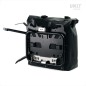 Unit garage UG002+AL0 Borsa laterale Khali con piatto 35-45 litri Nero