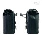 Unit garage 2xUG002+AL0C Coppia borse laterali Khali con piatto 35-45 litri Nero