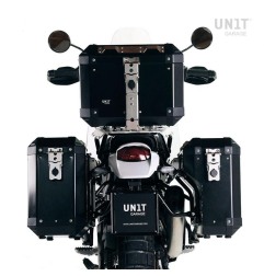 Unit Garage AL1C_BL+3901 Coppia valigie alluminio Ducati DesertX 2022