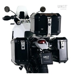 Unit Garage AL2C_BL+3901 Coppia valigie alluminio Ducati DesertX 2022