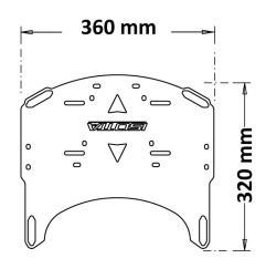 Isotta PP31 Portapacchi posteriore Moto Guzzi V7 E5 dal 2021