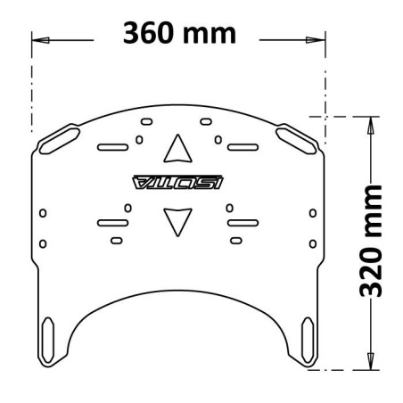 Isotta PP31 Portapacchi posteriore Moto Guzzi V7 E5 dal 2021