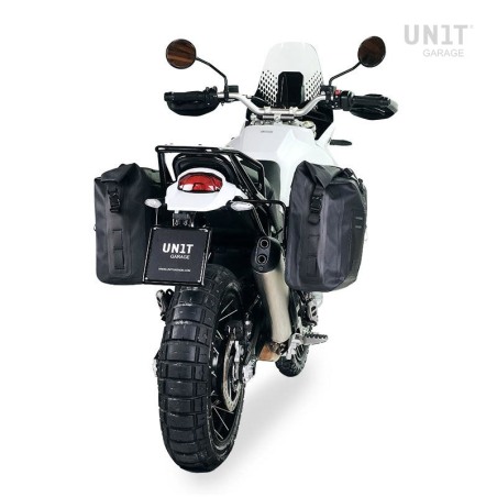 Unit Garage UG001+3900SX Kit Telaio con borsa Khali sinistra Ducati DesertX 2022 