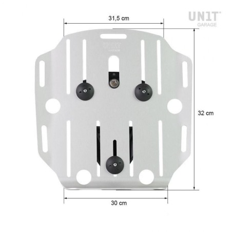 Unit Garage UG007+U000_+3900SX Kit Telaio con portaborse sinistro Ducati DesertX 2022 