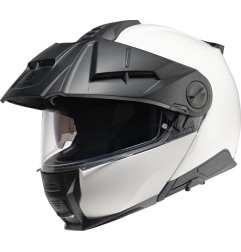 Schuberth E2 Casco modulare con Frontino Bianco Glossy White