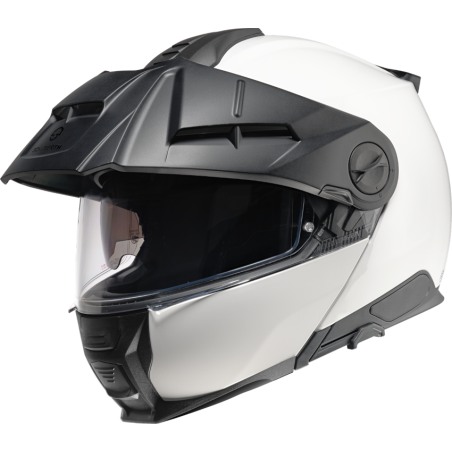 Schuberth E2 Casco modulare con Frontino Bianco Glossy White