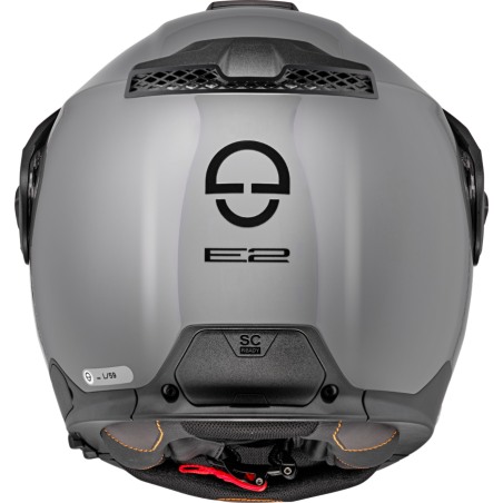 Schuberth E2 Casco modulare con Frontino Grigio