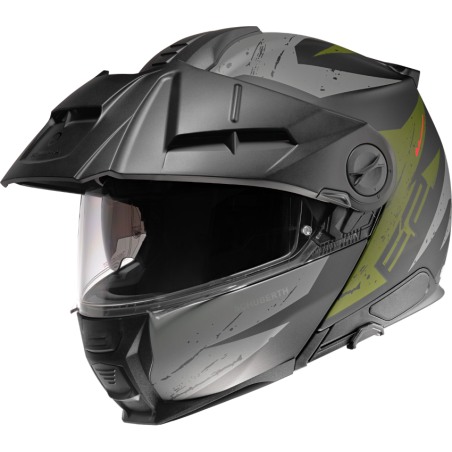 Schuberth E2 Casco modulare con Frontino Explorer Green