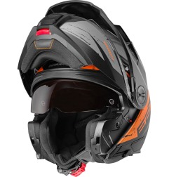 Schuberth E2 Casco modulare con Frontino Explorer Orange