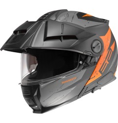 Schuberth E2 Casco modulare con Frontino Explorer Orange