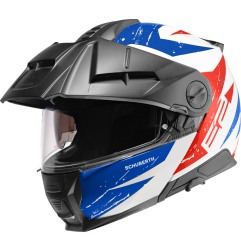 Schuberth E2 Casco modulare con Frontino Explorer Blue