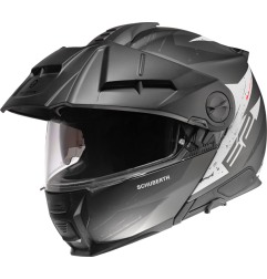 Schuberth E2 Casco modulare con Frontino Explorer Anthracite