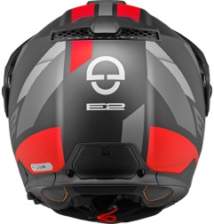 Schuberth E2 Casco modulare con Frontino Defender Red