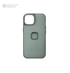 Peak Design Everyday Fabric Sage iPhone 14 Custodia porta smartphone