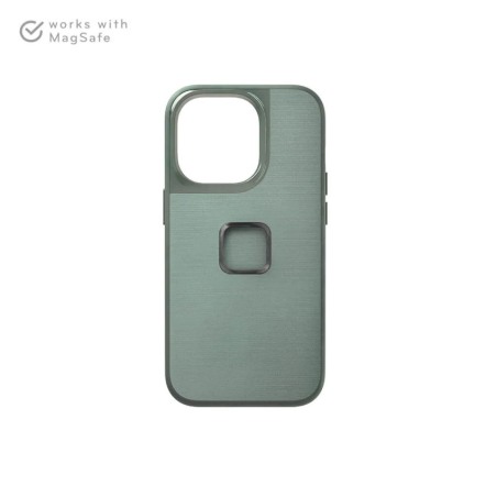 Peak Design Everyday Fabric Sage iPhone 14 Pro Custodia porta smartphone