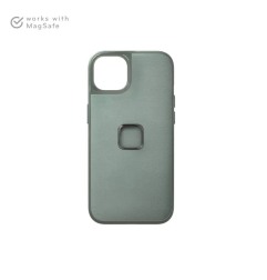 Peak Design Everyday Fabric Sage iPhone 14 Plus Custodia porta smartphone
