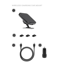 Peak Design Supporto cellulare da auto universale Con Ricarica Wireless