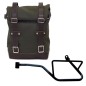 Unit Garage U001+2216SX Borsa Canvas e telaio laterale Sinistro Moto Guzzi V7 850 dal 2021