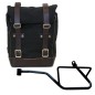 Unit Garage U001+2216SX Borsa Canvas e telaio laterale Sinistro Moto Guzzi V7 850 dal 2021