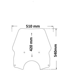 Isotta SC812 Cupolino alto Husqvarna Norden 901 2022 Fumè