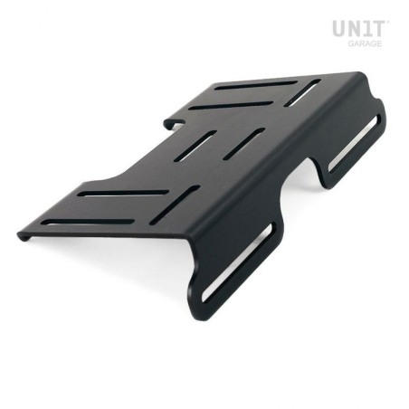 Unit Garage U084 Adattatore lato marmitta per piastra portaborse U085 Nero