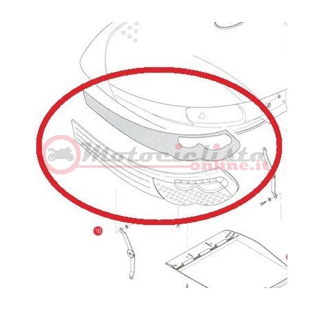 Catadiottri laterali baule Givi Maxia 3 E55 Z696R 