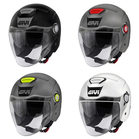 Givi 12.5Solid Casco Jet da moto Omologato ECE06