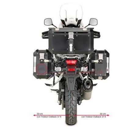 PL3105CAM Givi porta valigie laterali Suzuki DL1000 Vstrom 2014 