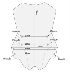 Givi D8703ST Cupolino trasparente Benelli TRK502X