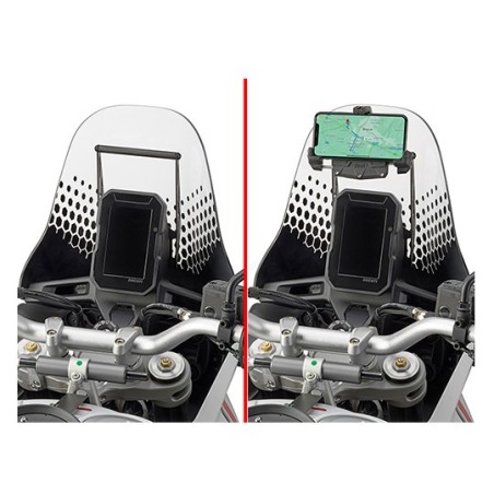 Kappa KFB7414 Traversino porta cellulare per Ducati DesertX