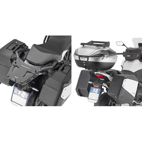 Givi SRA1196 piastra portapacchi alluminio per Honda NT1100 2022