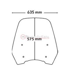 Isotta SC2688 parabrezza honda SH150ì 2009-2014