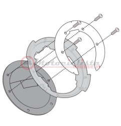 Flangia BF23 borse Givi tanklock serbatoio per Yamaha MT-09 Tracer/900/9 