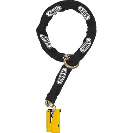 Abus Granit detecto 8077 yellow 12KS Black Loop Catena e bloccadisco moto