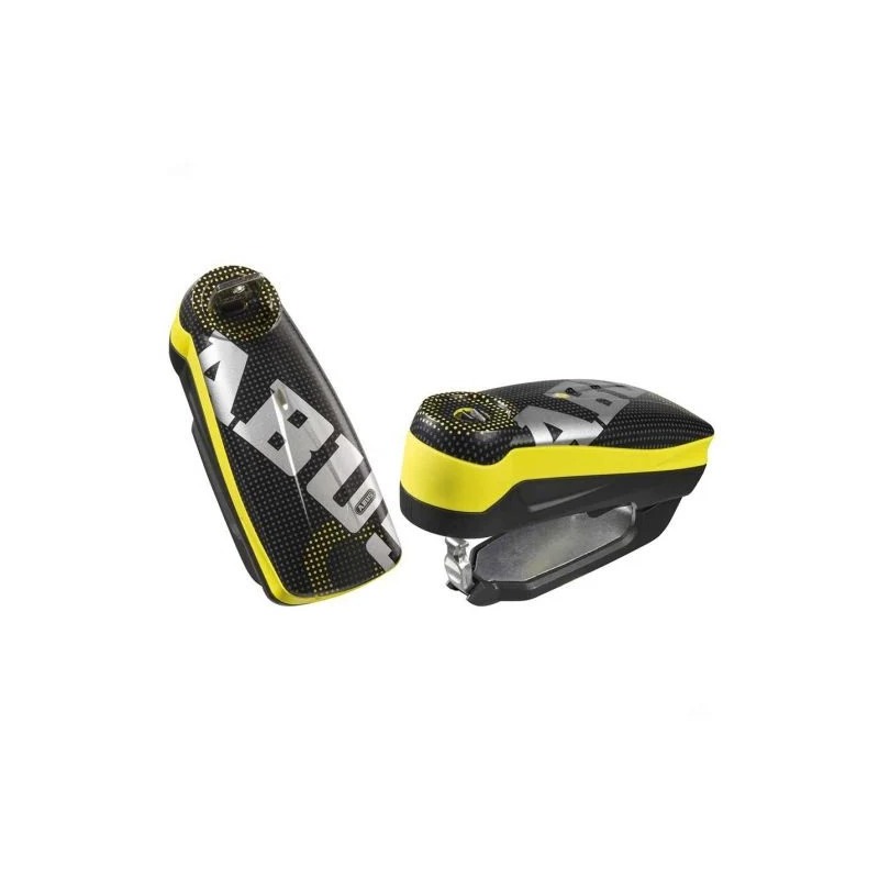 ABUS Detecto 7000 RS1 Pixel yellow Bloccadisco sonoro da moto