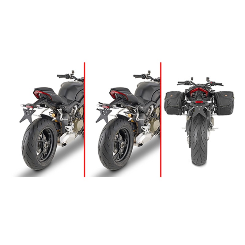 Givi TR7415 Telai laterali Remove-X per borse morbide su Ducati Streetfighter V4 1100