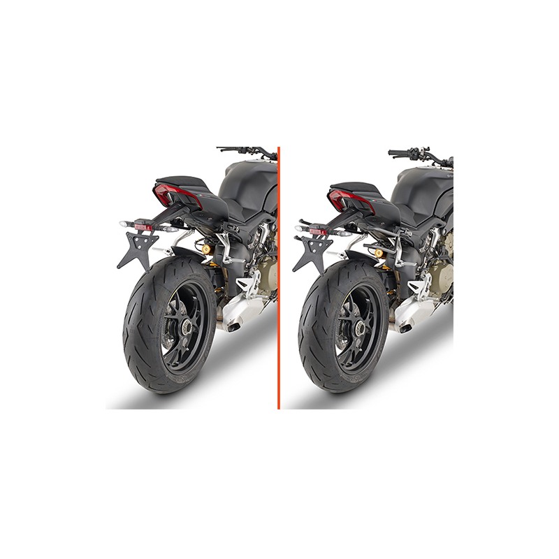 Kappa TR7415K Telai laterali Remove-X per borse morbide su Ducati Streetfighter V4 1100