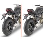 Kappa TR7415K Telai laterali Remove-X per borse morbide su Ducati Streetfighter V4 1100