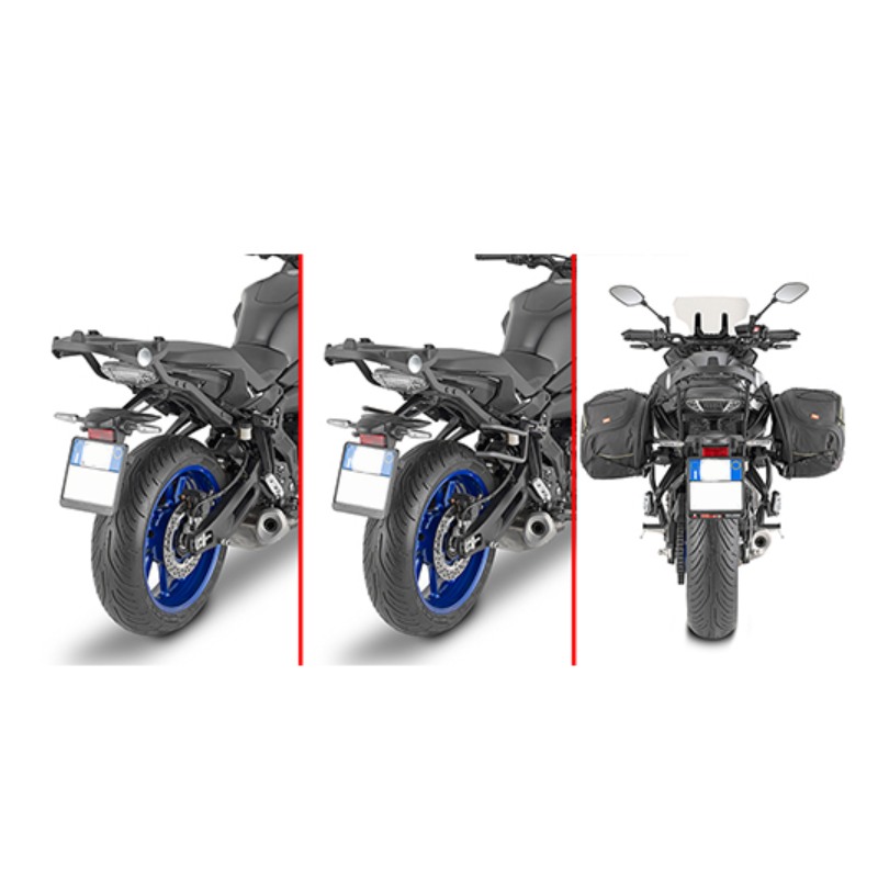 Givi TR2148 Telai laterali Remove-X per borse morbide su Yamaha Tracer 7 (20-22)