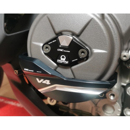 CNC Racing PR319BS Protezione carter alternatore per Ducati Multistrada V4