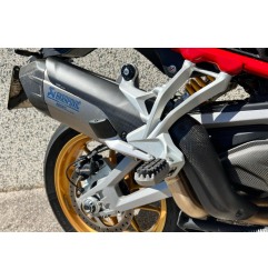 CNC Racing ZA902 Paracalore carbonio collettore Akrapovic completo Ducati Multistrada V4