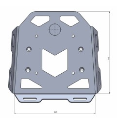 Hepco Becker 6604562 01 01 Portapacchi Mini rack Yamaha XSR900 2022