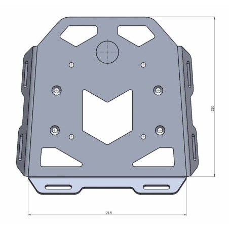 Hepco Becker 6604562 01 01 Portapacchi Mini rack Yamaha XSR900 2022