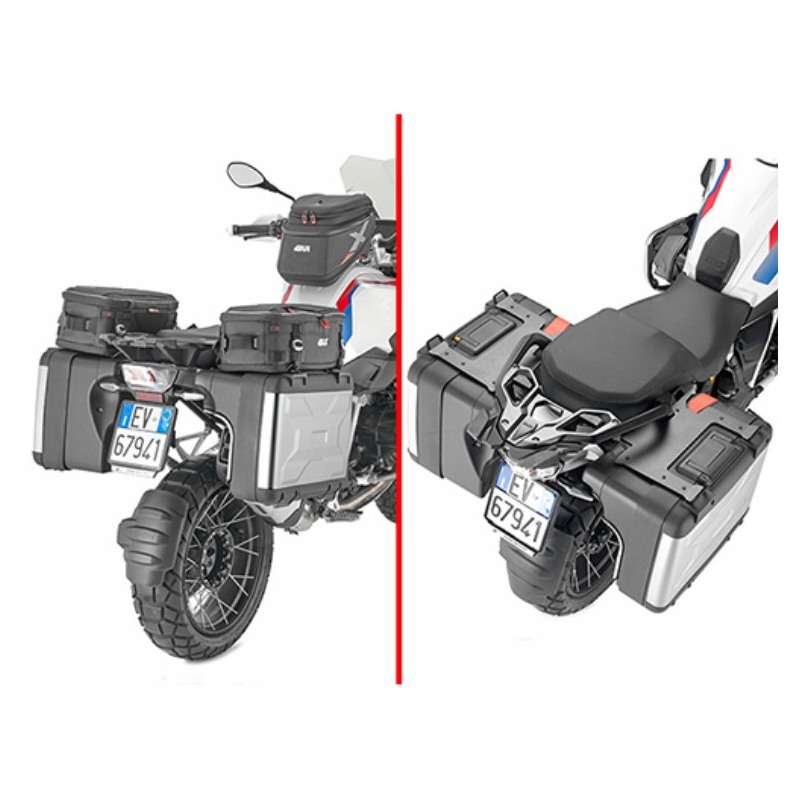 Givi S375 Coppia basi per borse morbide su valigie originali BMW R1250GS